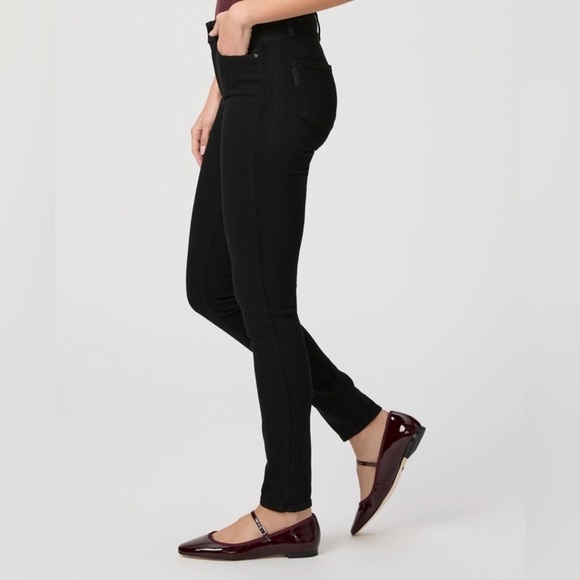PAIGE Revolve Hoxton Skinny Jeans in Boss Black NWT - Picture 2 of 13